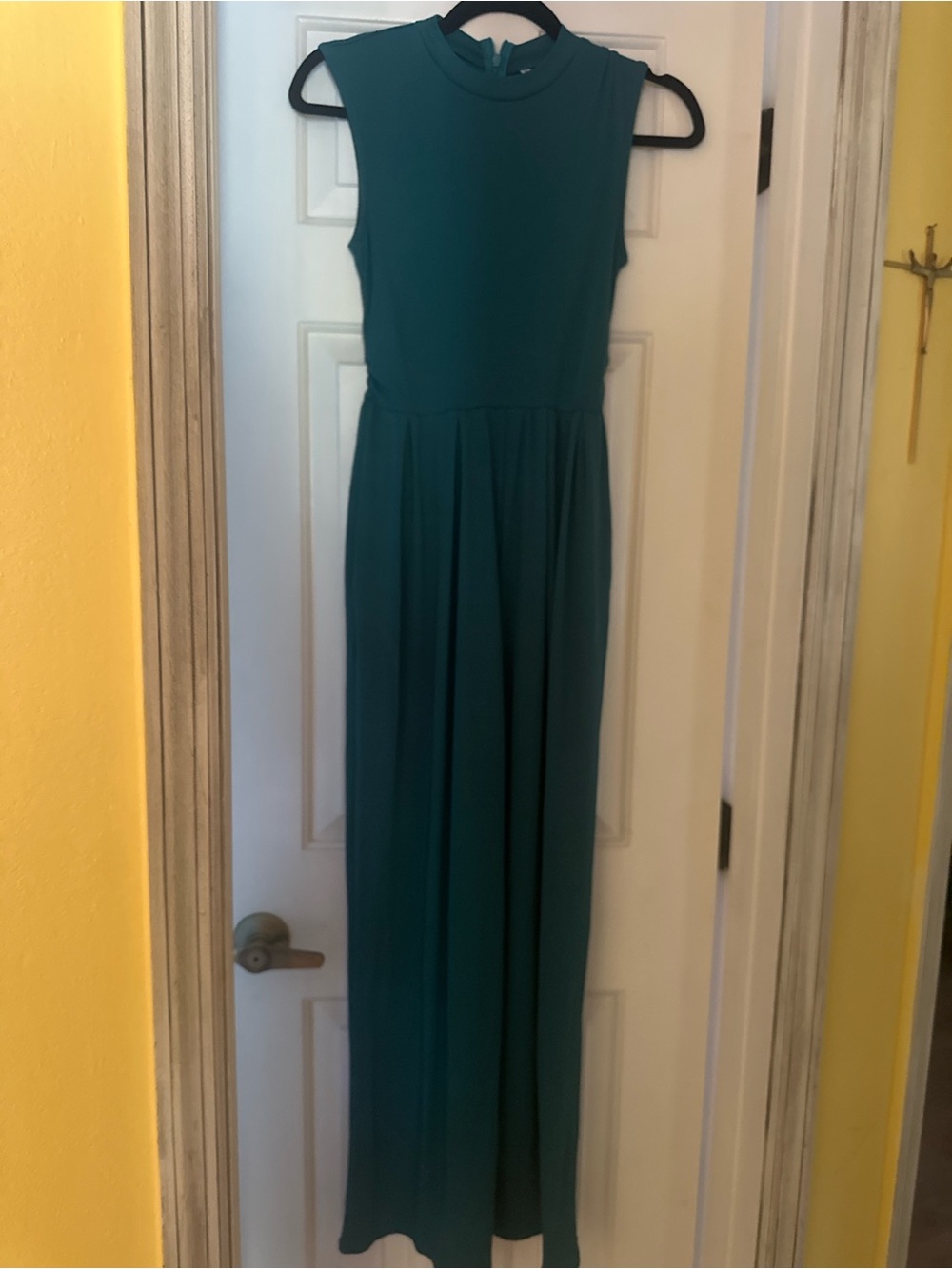 Sleeveless Teal jumpsuit